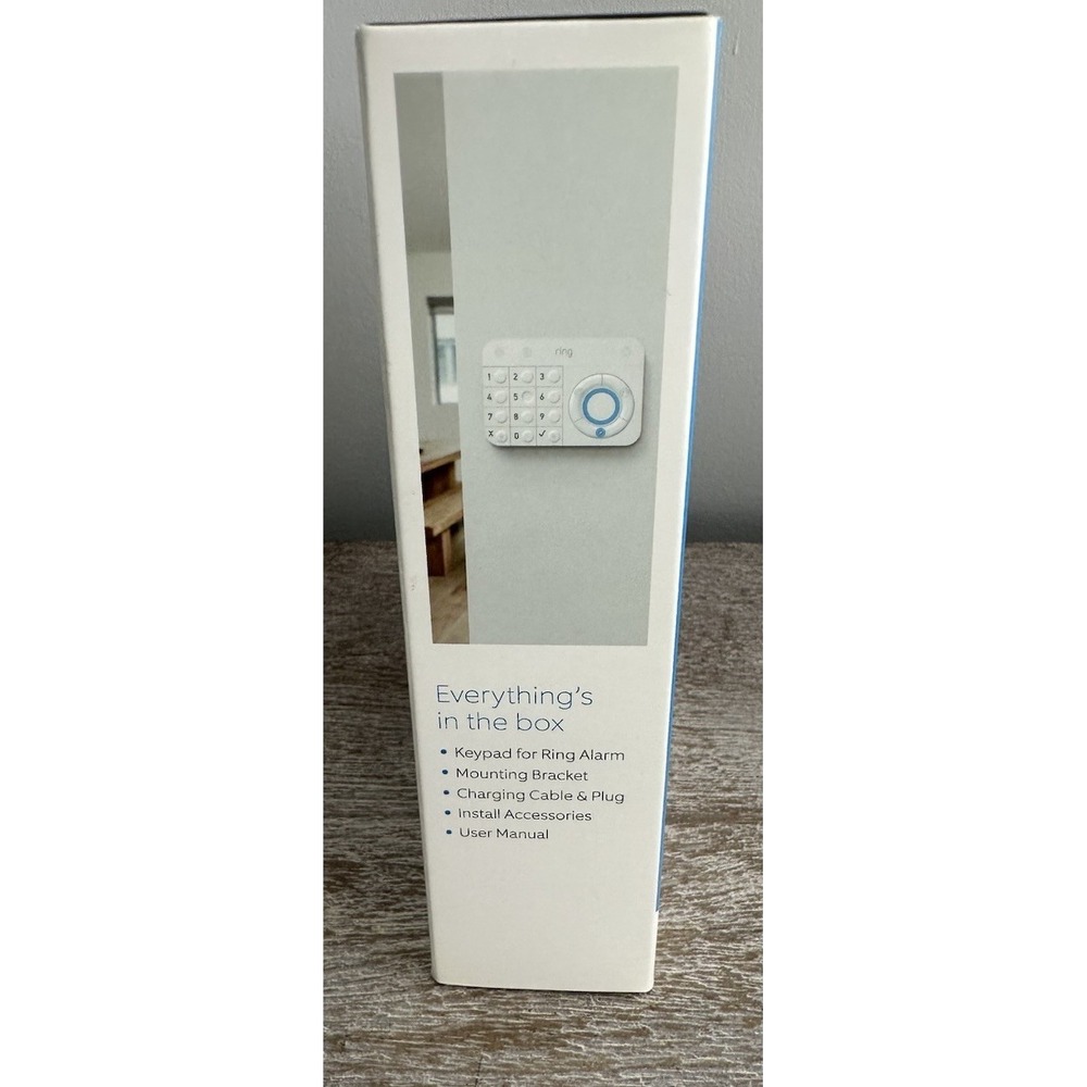 Sealed Box RING Alarm Keypad Security NEW In Box Install Accessories - Picture 8 of 8